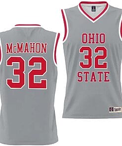 Cotie McMahon Jersey #32 Ohio State Buckeyes College Basketball Lightweight Gray