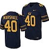 Cal Bears NIL Ben Marshall Jersey #40 College Football Game 2023 Black