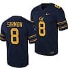 Cal Bears NIL Jackson Sirmon Jersey #8 College Football Game 2023 Black