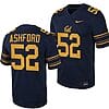 Cal Bears NIL Zurich Ashford Jersey #52 College Football Game 2023 Black