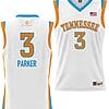 Candace Parker Jersey #3 Tennessee Lady Vols Alumni College Basketball White Uniform
