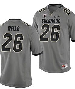 Carson Wells Jersey #26 Colorado Buffaloes College Football Game Gray