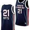 Chloe Kitts Jersey #21 South Carolina Gamecocks College Basketball Away Black