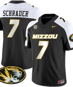 Cody Schrader Jersey #7 Missouri Tigers Vapor Limited College Football Stitched Black Alternate