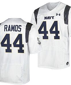 Colin Ramos Jersey #44 Navy Midshipmen Premier Replica College Football White