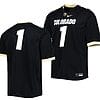 Colorado Buffaloes Jersey #1 College Football Untouchable Replica Black