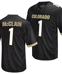Colorado Buffaloes Cormani McClain Jersey #1 NIL College Football Black