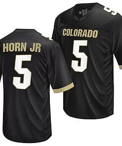 Colorado Buffaloes Jimmy Horn Jr Jersey #5 NIL College Football Black