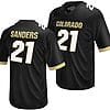 Colorado Buffaloes Shilo Sanders Jersey #21 NIL College Football Black