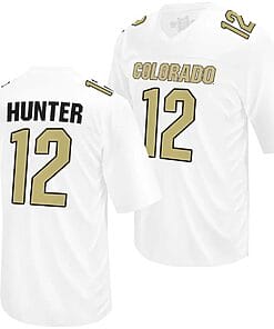 Colorado Buffaloes Travis Hunter Jersey #12 NIL College Football White