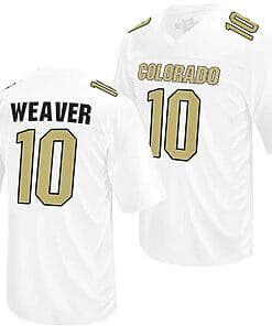 Colorado Buffaloes Xavier Weaver Jersey #10 NIL College Football White