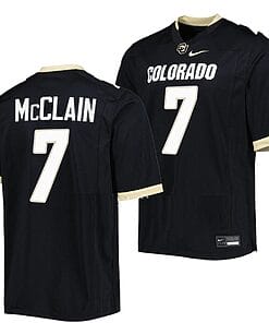 Cormani McClain Jersey #7 Colorado Buffaloes College Football Untouchable Replica Black