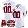 Custom Alabama Jersey Name and Number Vapor Limited White All Stitched