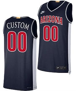 Custom Arizona Wildcats Jersey Name and Number Limited Retro Basketball 2023-24 Navy