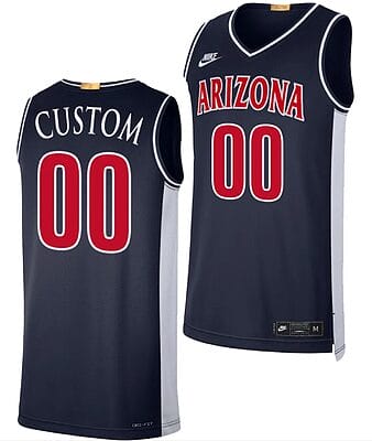 Custom Arizona Wildcats Jersey Name and Number Limited Retro Basketball 2023-24 Navy