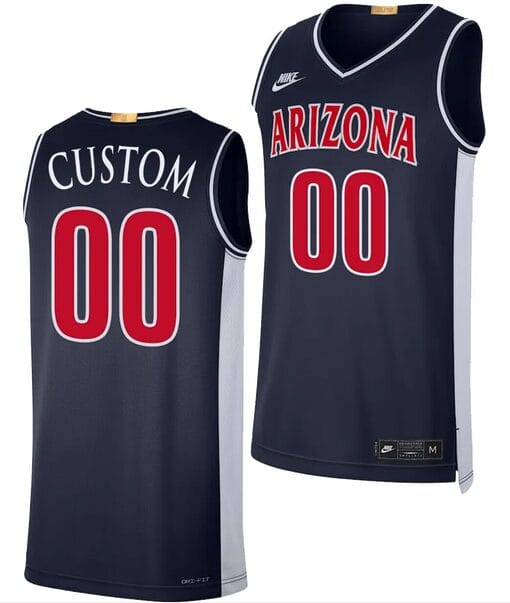 Custom Arizona Wildcats Jersey Name and Number Limited Retro Basketball 2023-24 Navy