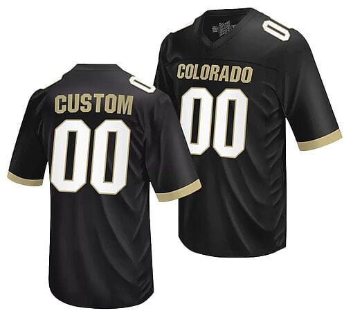Custom Colorado Buffaloes Jersey #Name and Number NIL 2023 College Football Black