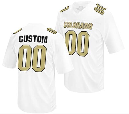 Custom Colorado Buffaloes Jersey Name and Number NIL 2023 College Football White
