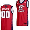 Custom FAU Owls Jersey Name and Number College Basketball Replica Red