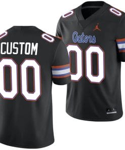 Custom Florida Gators Jersey Name and Number Alternate College Football 2023-24 Black