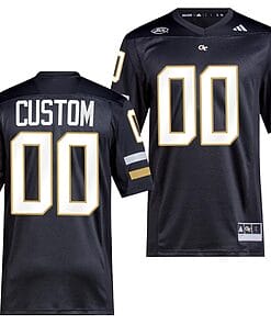 Custom Georgia Tech Jersey Name and Number Black College Football 2023