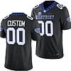 Custom Kentucky Wildcats Jersey Name and Number Alternate Football Game Black 2023
