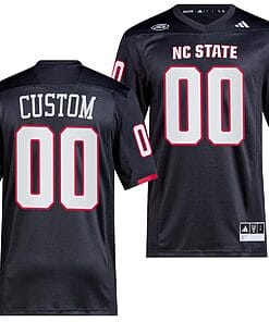 Custom NC State Wolfpack Jersey Name and Number Premier Black College Football 2023