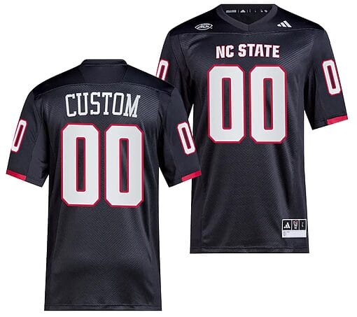 Custom NC State Wolfpack Jersey Name and Number Premier Black College Football 2023