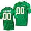 Custom Notre Dame Fighting Irish Jersey Name and Number Replica College Football 2023 Green