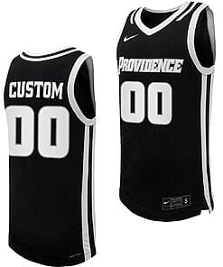 Custom Providence Friars Jersey Name and Number Replica College Basketball Black Uniform
