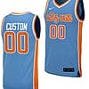 Custom Tennessee Volunteers Jersey Name and Number College Basketball Blue Uniform