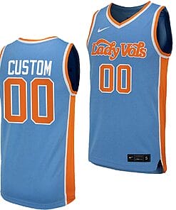 Custom Tennessee Volunteers Jersey Name and Number College Basketball Blue Uniform