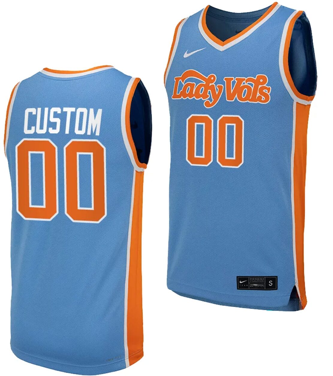 Custom Tennessee Volunteers Jersey Name and Number College Basketball Blue Uniform