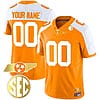 Custom Tennessee Jersey Name and Number “Checkerboard” College Football Stitched Alternate Orange