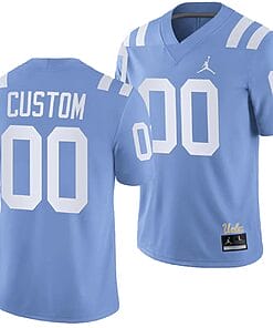 Custom UCLA Bruins Jersey Name and Number Alternate Game Light Blue Football Uniform