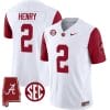Derrick Henry Jersey #9 Alabama Crimson Tide Vapor Stitched Football Alabama Map Crimson Sleeves