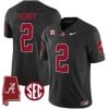 Derrick Henry Jersey #9 Alabama Crimson Tide Vapor Stitched Football Alabama Map Black