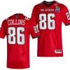 Dacari Collins Jersey #86 NC State Wolfpack 2023 Pop-Tarts Bowl Football Red