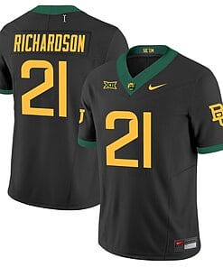 Dominic Richardson Jersey #21 Baylor Bears Vapor Limited College Football All Stitched Black