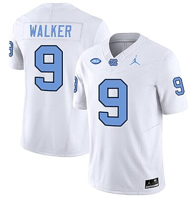 Devontez Walker Jersey #9 North Carolina Tar Heels Vapor Limited College Football White
