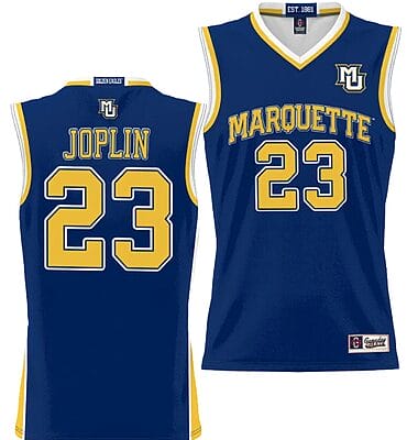 David Joplin Jersey #23 Marquette Golden Eagles NIL Basketball Lightweight Navy