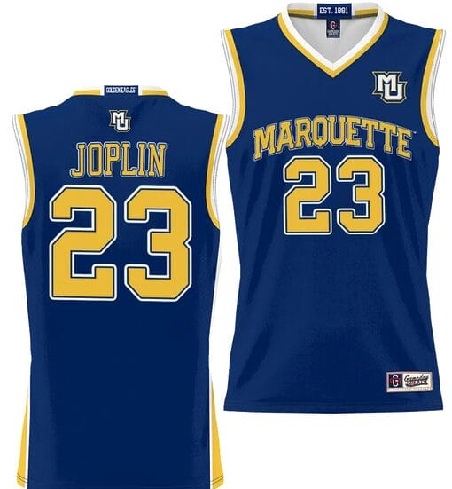 David Joplin Jersey #23 Marquette Golden Eagles NIL Basketball Lightweight Navy