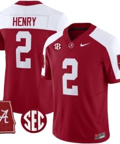 Derrick Henry Jersey #9 Alabama Crimson Tide Vapor Stitched Football Alabama Map Alternate