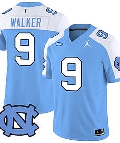 Devontez Walker Jersey #9 North Carolina Tar Heels Vapor Limited College Football Blue Alternate