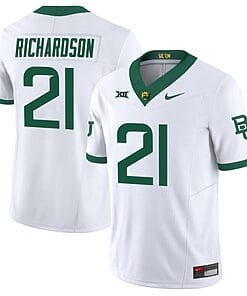 Dominic Richardson Jersey #21 Baylor Bears Vapor Limited College Football All Stitched White
