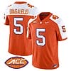 DJ Uiagalelei Jersey #5 Clemson Tigers Vapor Limited Acc Patch College Football Stitched Alternate