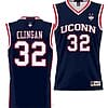 Donovan Clingan Jersey #32 UConn Huskies NIL College Basketball Lightweight Navy