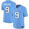 Devontez Walker Jersey #9 North Carolina Tar Heels Vapor Limited College Football Blue