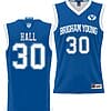 Dallin Hall Jersey #30 BYU Cougars NIL College Basketball Jersey Lightweight Royal