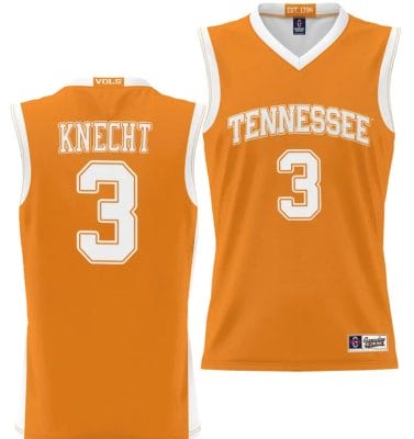 Dalton Knecht Jersey #3 Tennessee Volunteers NIL College Basketball Lightweight Orange